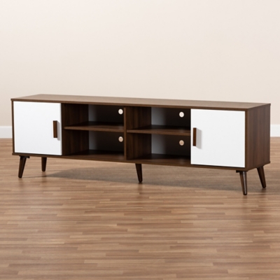 Quinn Two Toned Wood 70 TV Stand Ashley