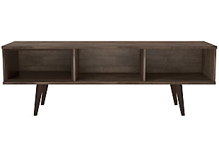 International Home Distressed 2-Cabinet TV Stand, Brown, large