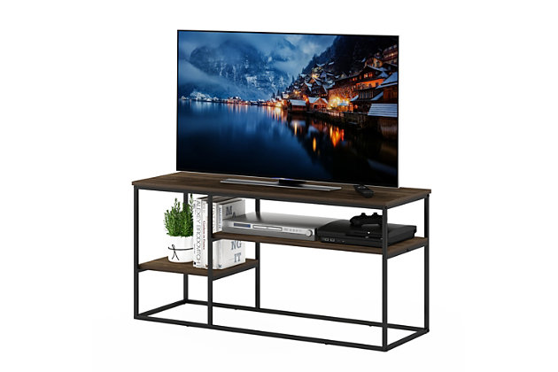 Furinno Moretti Modern Lifestyle TV Stand for TV up to 65 Inch 