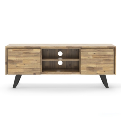 Lowry 63" Modern TV Stand, Light Brown, large