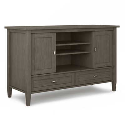 Rustic 47" TV Stand, Gray, large