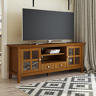 Acadian Solid Wood 60" Rustic TV Stand, , rollover