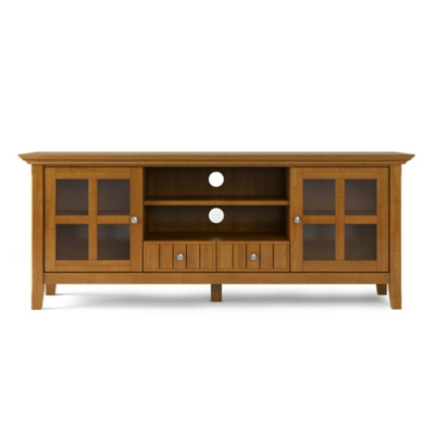 Acadian Solid Wood 60" Rustic TV Stand, Brown, large