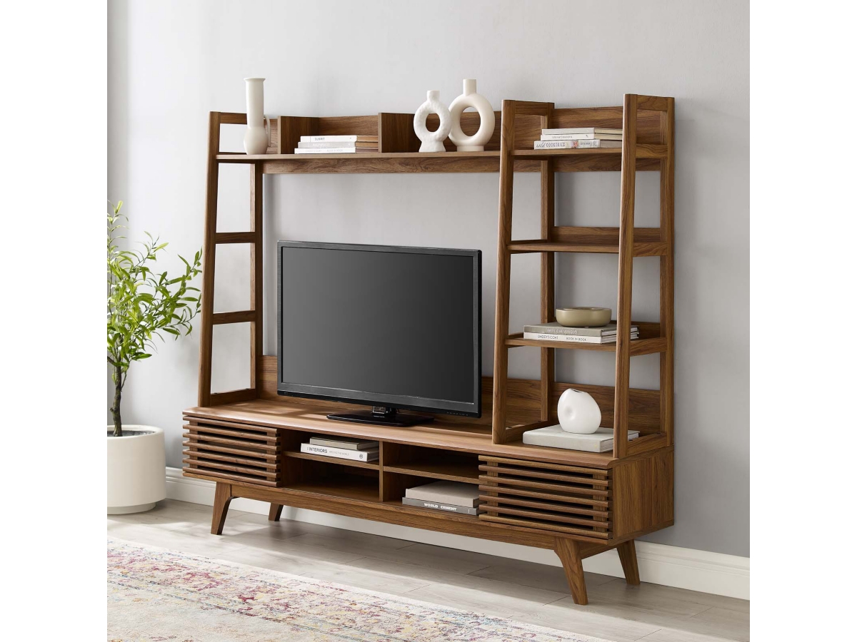 Modway Render 70'' Entertainment Center with Shelves | Ashley