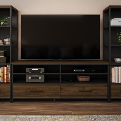 Ameriwood Home Pulse TV Stand, Brown, rollover