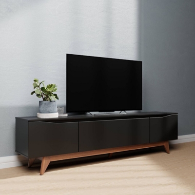 Ashley furniture black 2024 entertainment center