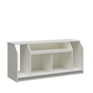Ameriwood Home Cantell 48" TV Stand, White, large