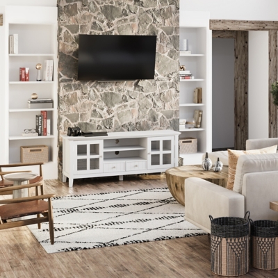 Acadian TV Stand, White