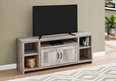 Monarch Specialties 59" TV Stand, Taupe