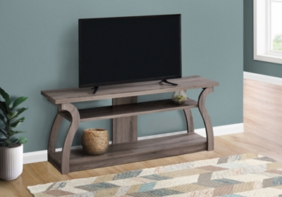 W600001755 Monarch Specialties 60 TV Stand, Dark Taupe sku W600001755