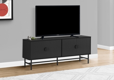 Monarch Specialties 59 TV Stand, Black