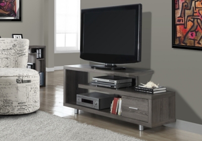 Monarch Specialties 60 TV Stand, Dark Taupe