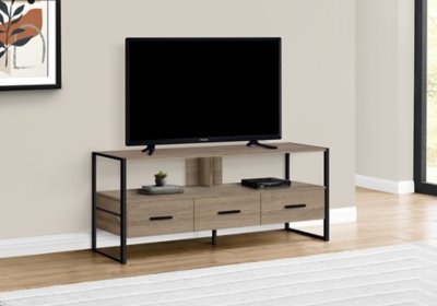 W600001764 Monarch Specialties 49 TV Stand, Dark Taupe sku W600001764