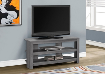 W600001767 Monarch Specialties 42 TV Stand, Gray sku W600001767