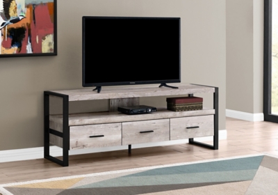 "Monarch Specialties 60" TV Stand", Taupe