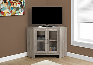 Monarch Specialties 42" TV Stand, Dark Taupe, rollover