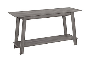Monarch Specialties 42" TV Stand, Gray, large