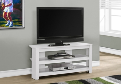 W600001794 Monarch Specialties 42 TV Stand, White sku W600001794