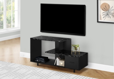 Monarch Specialties 47 TV Stand, Black