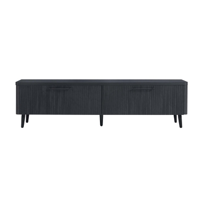 Manhattan Comfort Jodie 68.9" TV Stand, Charcoal Gray, large