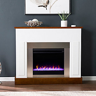 Southern Enterprises Guessane Color Changing Electric Fireplace, , rollover