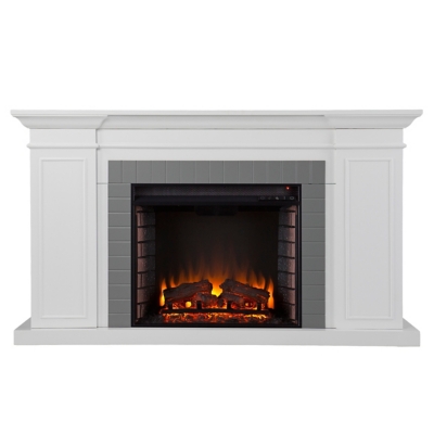 Southern Enterprises Cherise Bookcase Electric Fireplace, , large