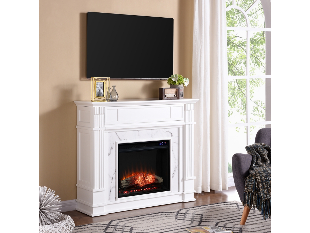 Southern Enterprises Solemma 48'' Mantel with Touch Screen
