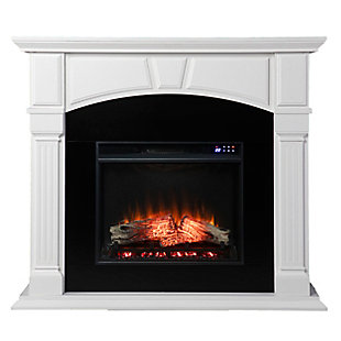 Southern Enterprises Lynelle Electric Fireplace with Touch Screen Control Panel, , large