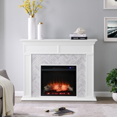 Image of Electric Touch Screen Fireplace Mantel