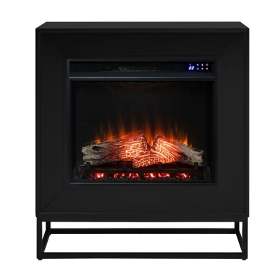 Southern Enterprises Hollyen Contemporary Touch Screen Electric Fireplace, , large