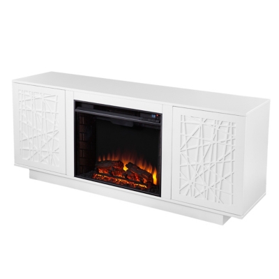 SEI Furniture Rayelland Electric Media Fireplace w/ Storage, , large