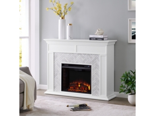 Southern Enterprises Lordeston 50'' Mantel with Electric Fireplace