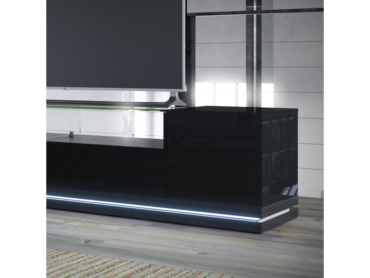 Manhattan Comfort Vanderbilt TV Stand with LED Lights | Ashley