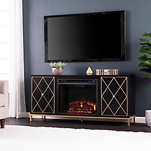 SEI Furniture Herristone Electric Fireplace w/ Media Storage, , rollover