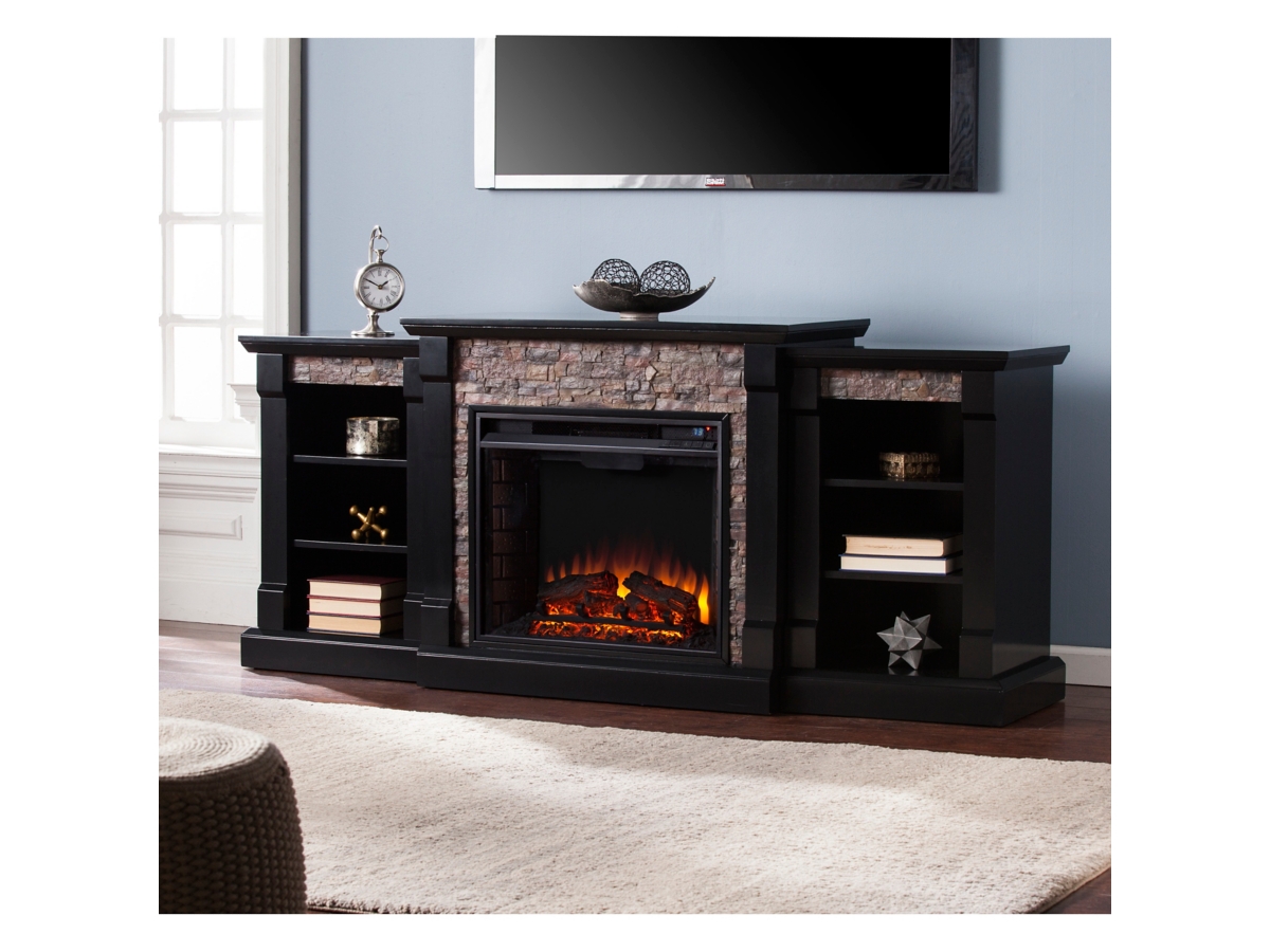 Southern Enterprises Brently 71'' Mantel with Electric Fireplace