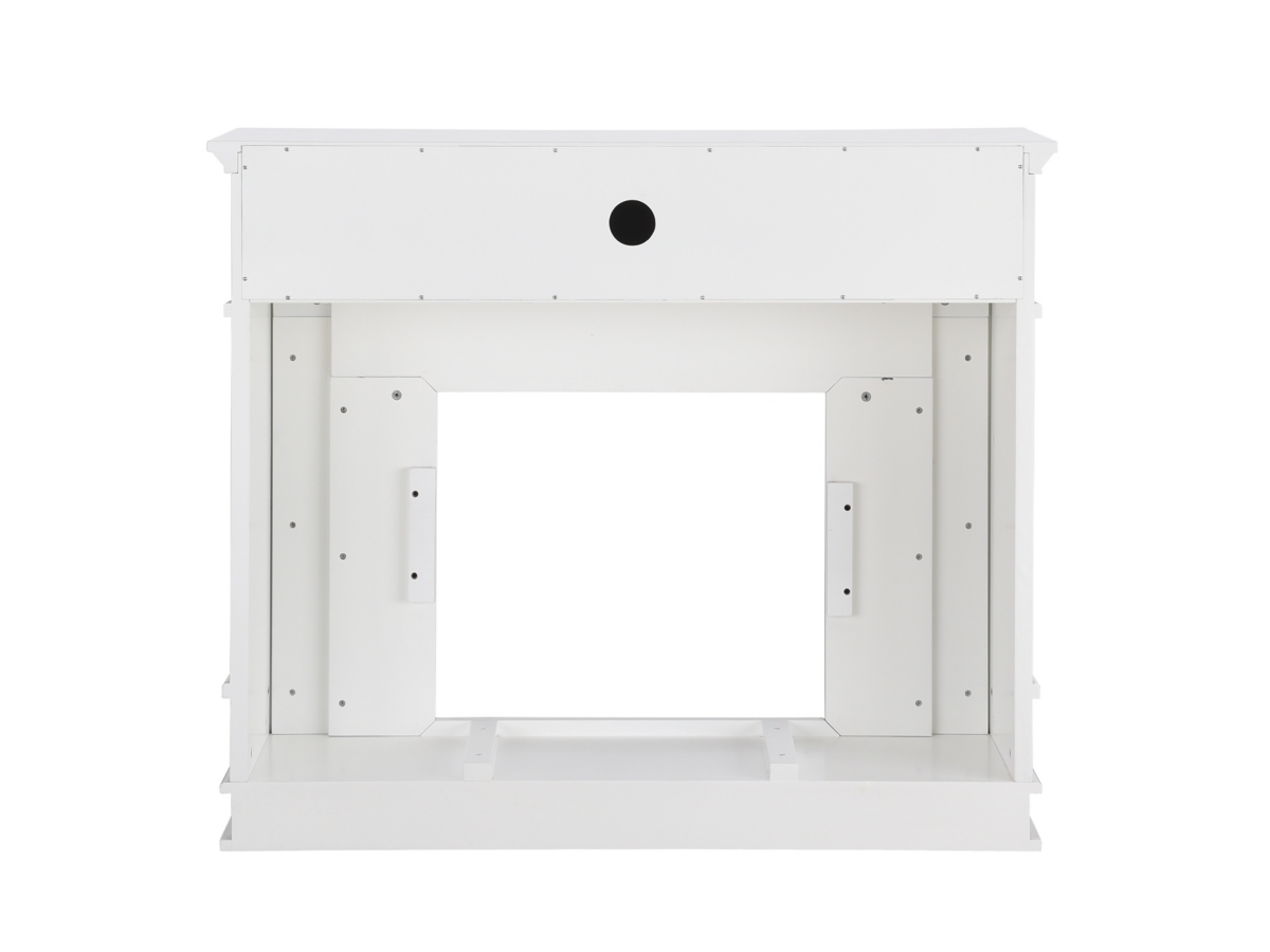 Southern Enterprises Ellisville Faux Cararra Marble 48'' Mantel