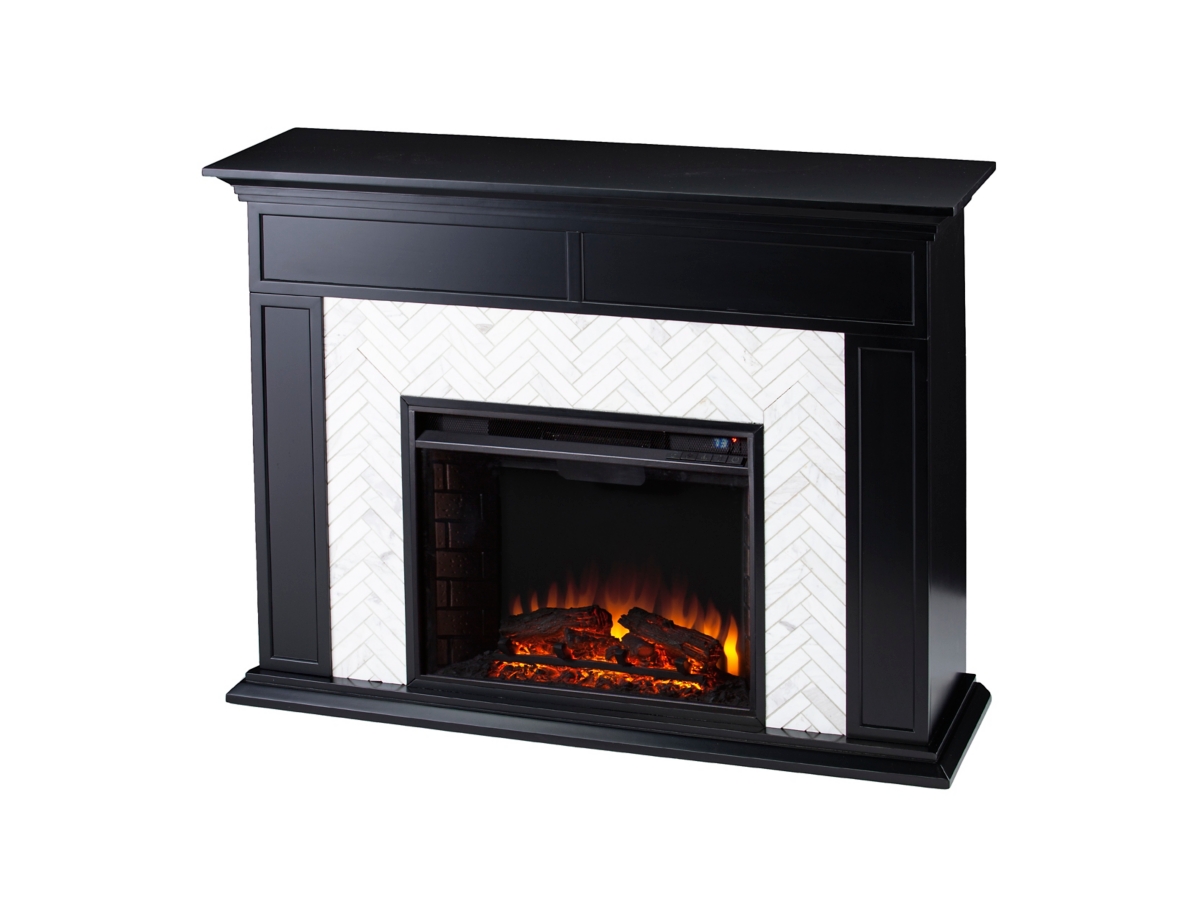 Southern Enterprises Furniture Lordeston Electric Fireplace Mantel