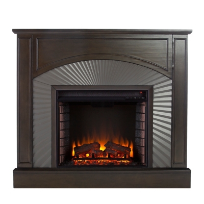 SEI Furntiure Grendaville Freestanding Electric Fireplace, , large