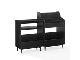 Crosley Furniture Liam 56" Player Stand And Vinyl Storage Set
