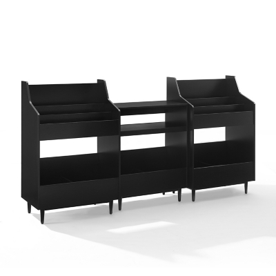Crosley Furniture Liam 84" Player Stand And Vinyl Storage Set, , large