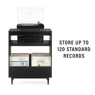 Crosley Furniture Liam 84" Player Stand And Vinyl Storage Set - Thumbnail 2