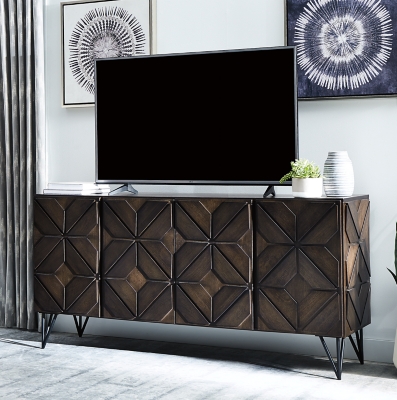 Ashley furniture deals black tv stand