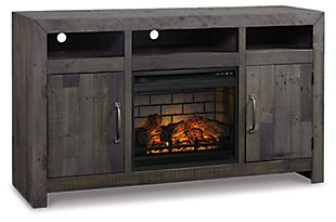 Mayflyn 62" TV Stand with Electric Fireplace, , large