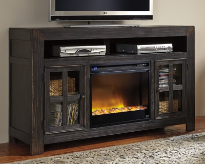 Gavelston 60 Tv Stand With Electric Fireplace Ashley Furniture