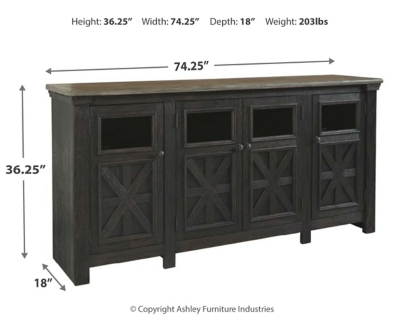 Tyler Creek 74" TV Stand, , large