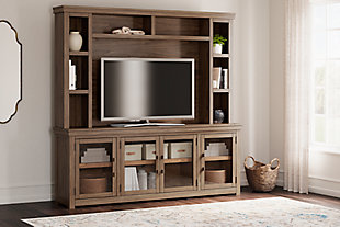 Boardernest 85" TV Stand with Hutch, , rollover