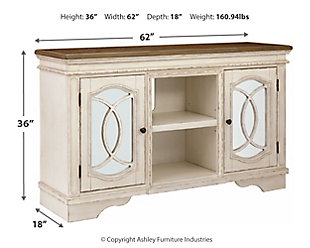 Realyn 62" TV Stand | Ashley Furniture HomeStore