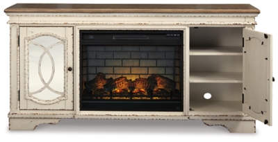 Ashlyn 74 Console with Electric Fireplace