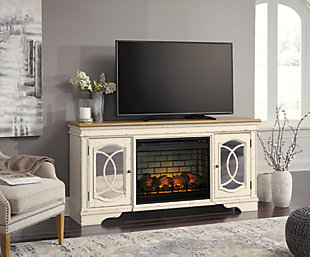 Realyn 74" TV Stand with Electric Fireplace, , rollover