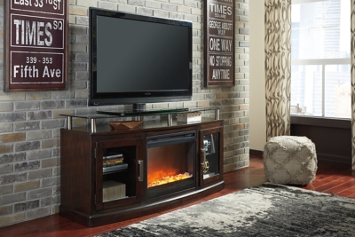 Chanceen 60 Tv Stand With Electric Fireplace Ashley Furniture